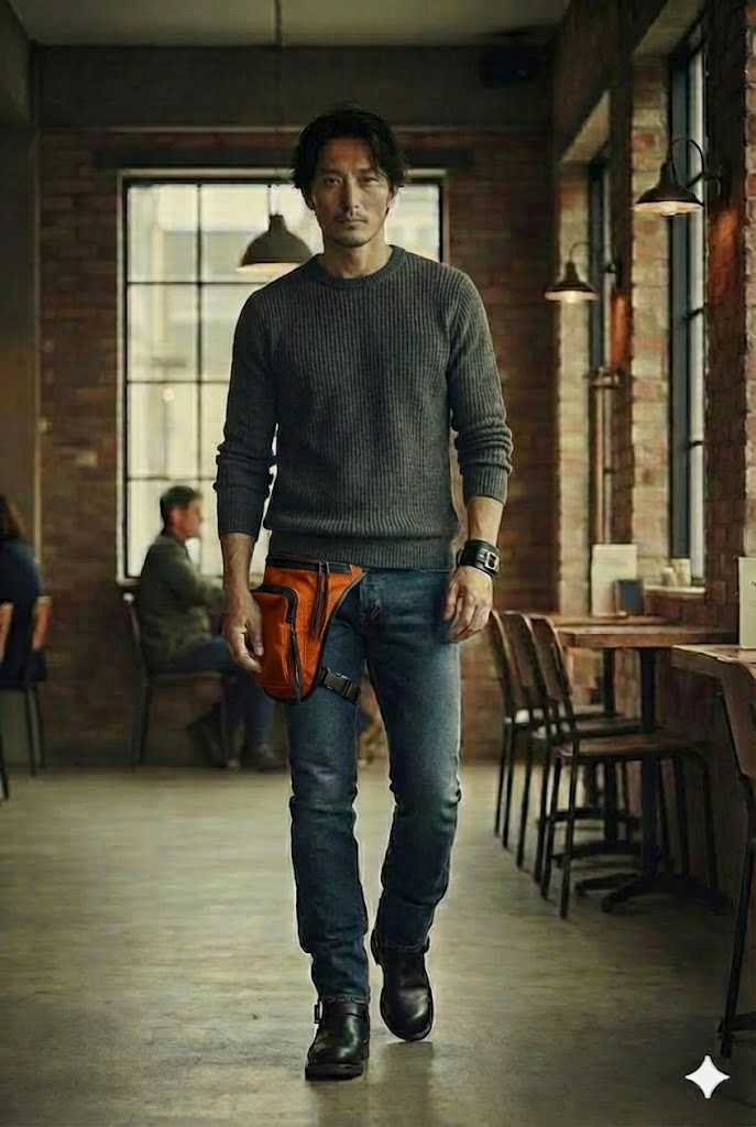 Motorcycle Leg Bag(BRN)