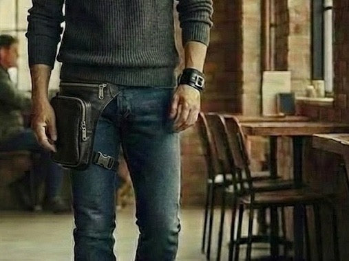 Motorcycle Leg Bag（BLK）